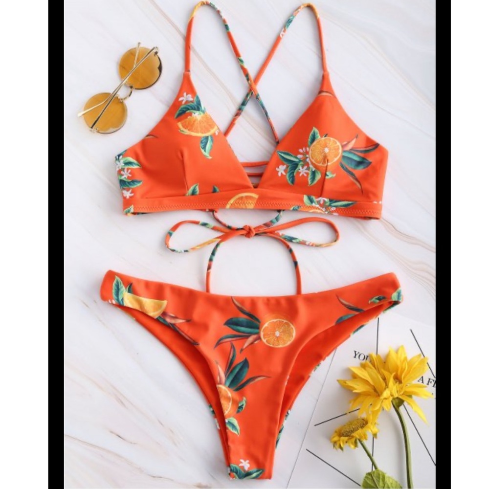 ZAFUL Papaya Orange S Bikini